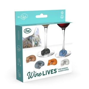 COPY - Cat Wine Glass Markers - Brand New!!